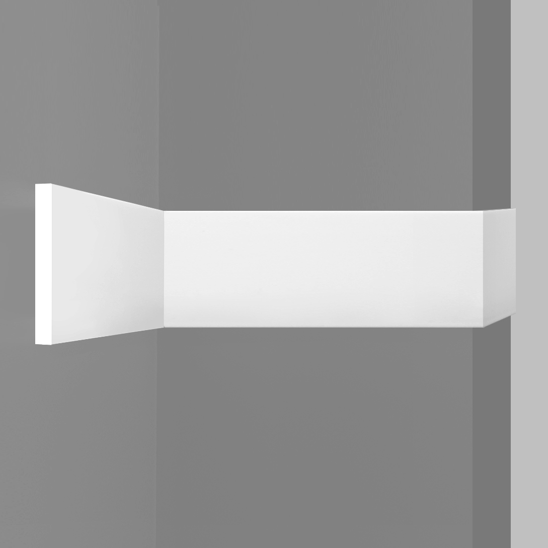 Молдинг из полистирола Decomaster White Line D307-115 2900×70×7